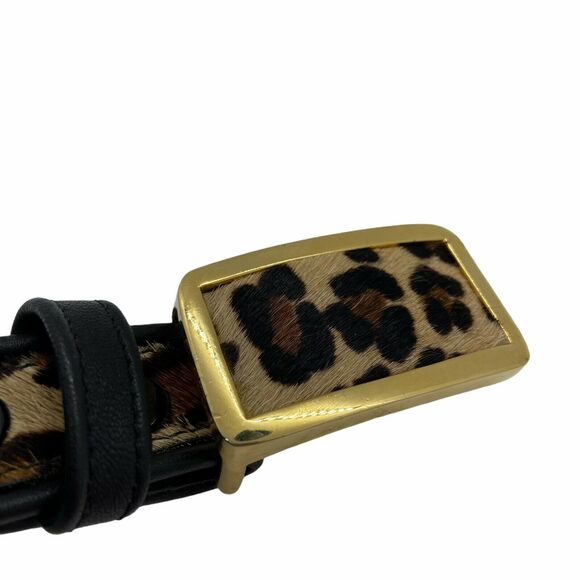 Animal Print Belt Size Vicenza Women\'s Tan Brown Genuine Italian Calfskin 28 main image 10